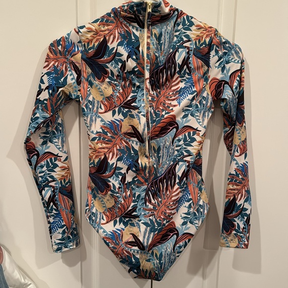 Patagonia Swell Seeker Long-Sleeve One-Piece Swimsuit Size XS - Picture 8 of 12